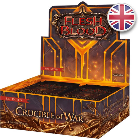 Boite de 24 boosters Crucible of War Unlimited - Flesh and Blood EN