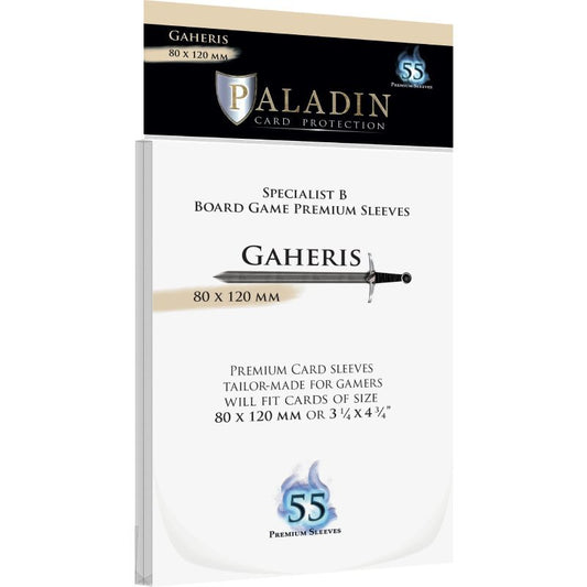 55 pochettes transparentes Gaheris (80 × 120 mm) - Paladin