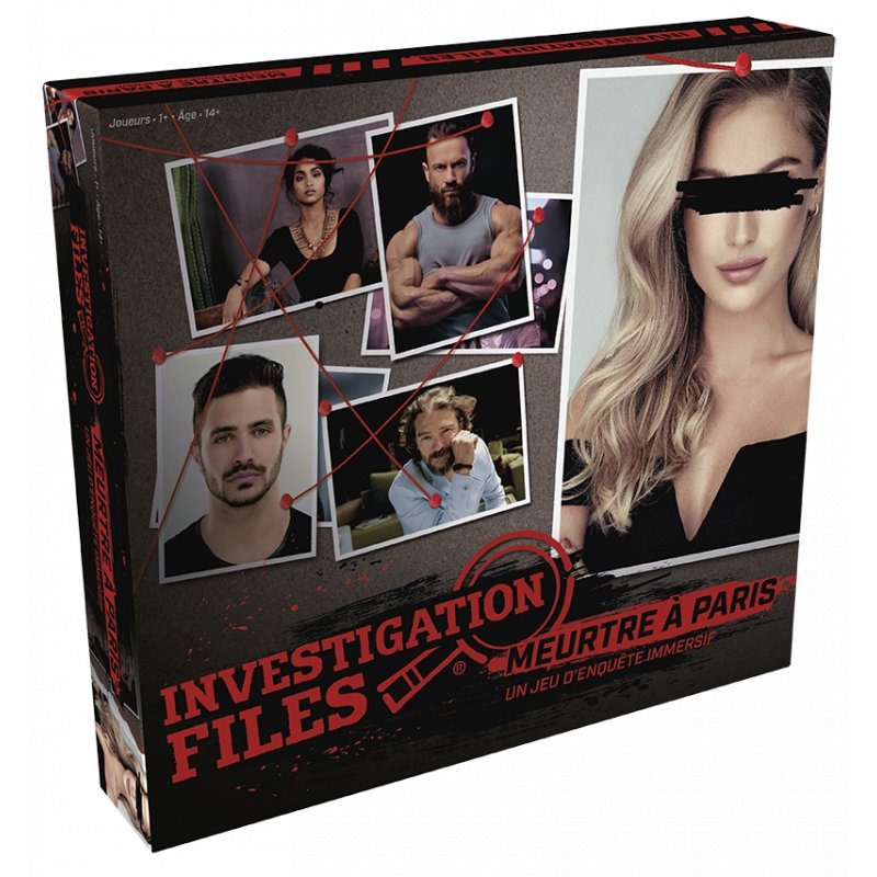 Investigation Files : Meurtre à Paris_Jeu-de-société