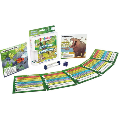 BrainBox Pocket : Animaux Dangereux_Jeu - de - société