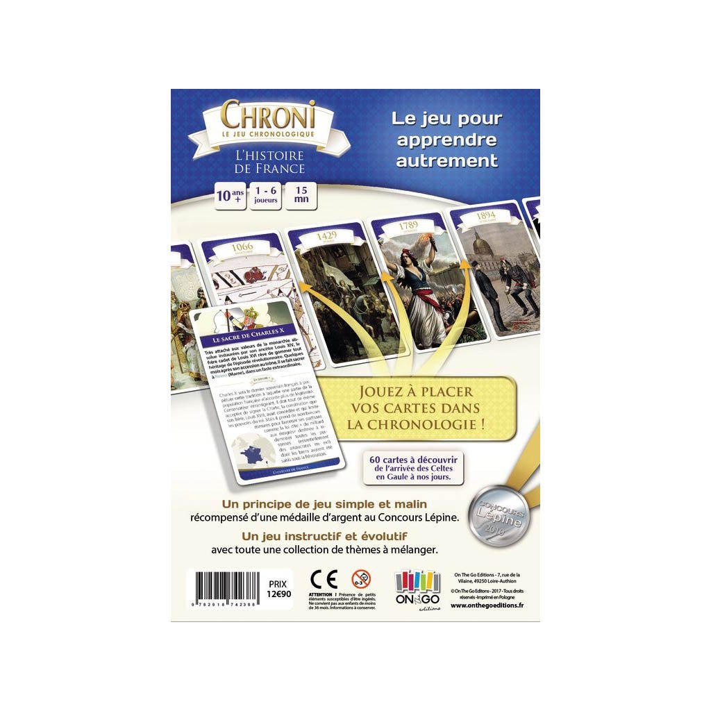 Chroni - L'Histoire De France_Jeu - de - société