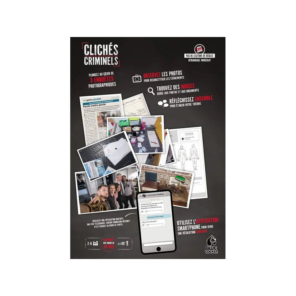 Clichés Criminels_Jeu - de - société