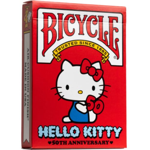 Jeu de 54 Cartes Vélo Hello Kitty 50ème Anniversaire