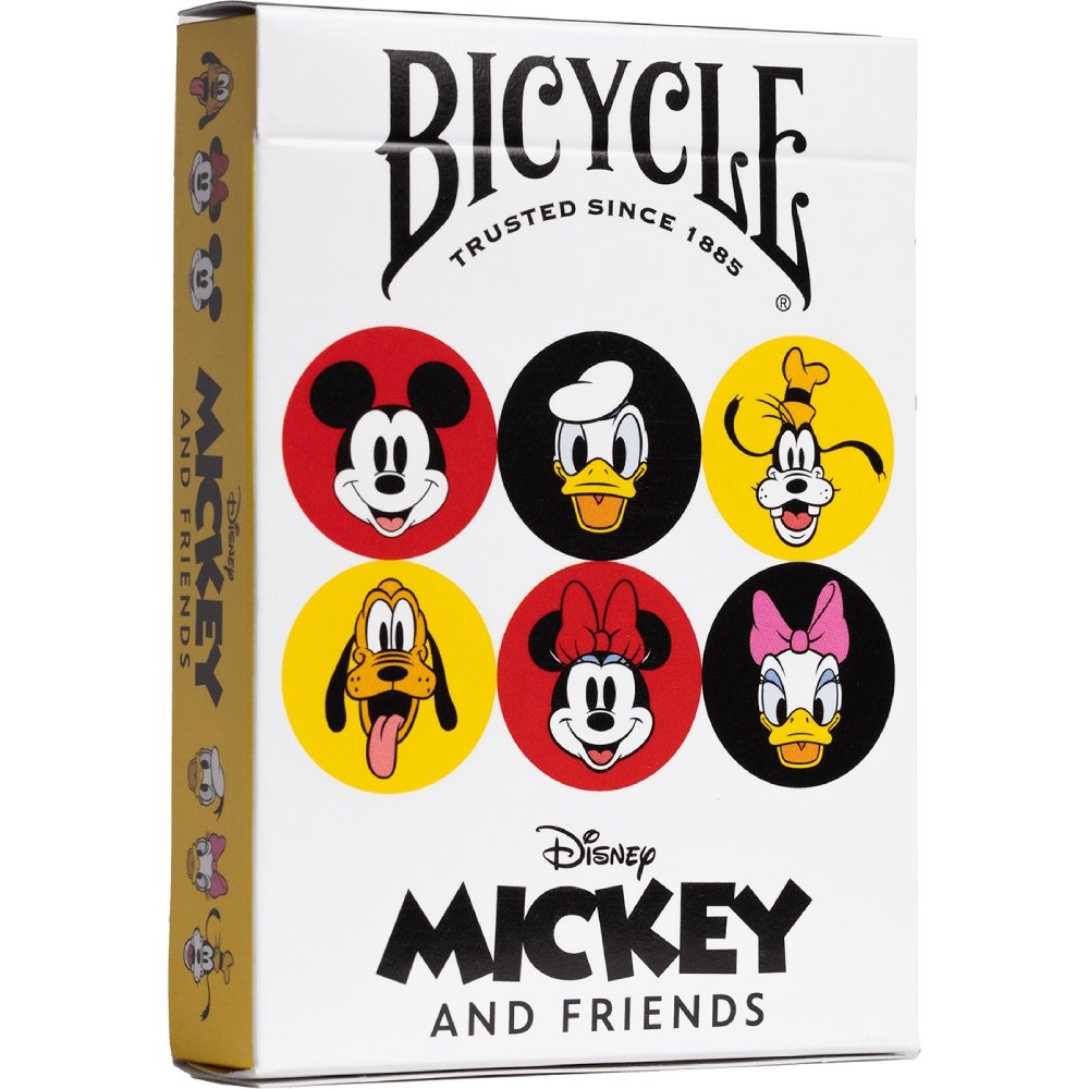 Jeu de 54 Cartes Disney Mickey et ses Amis - Vélo