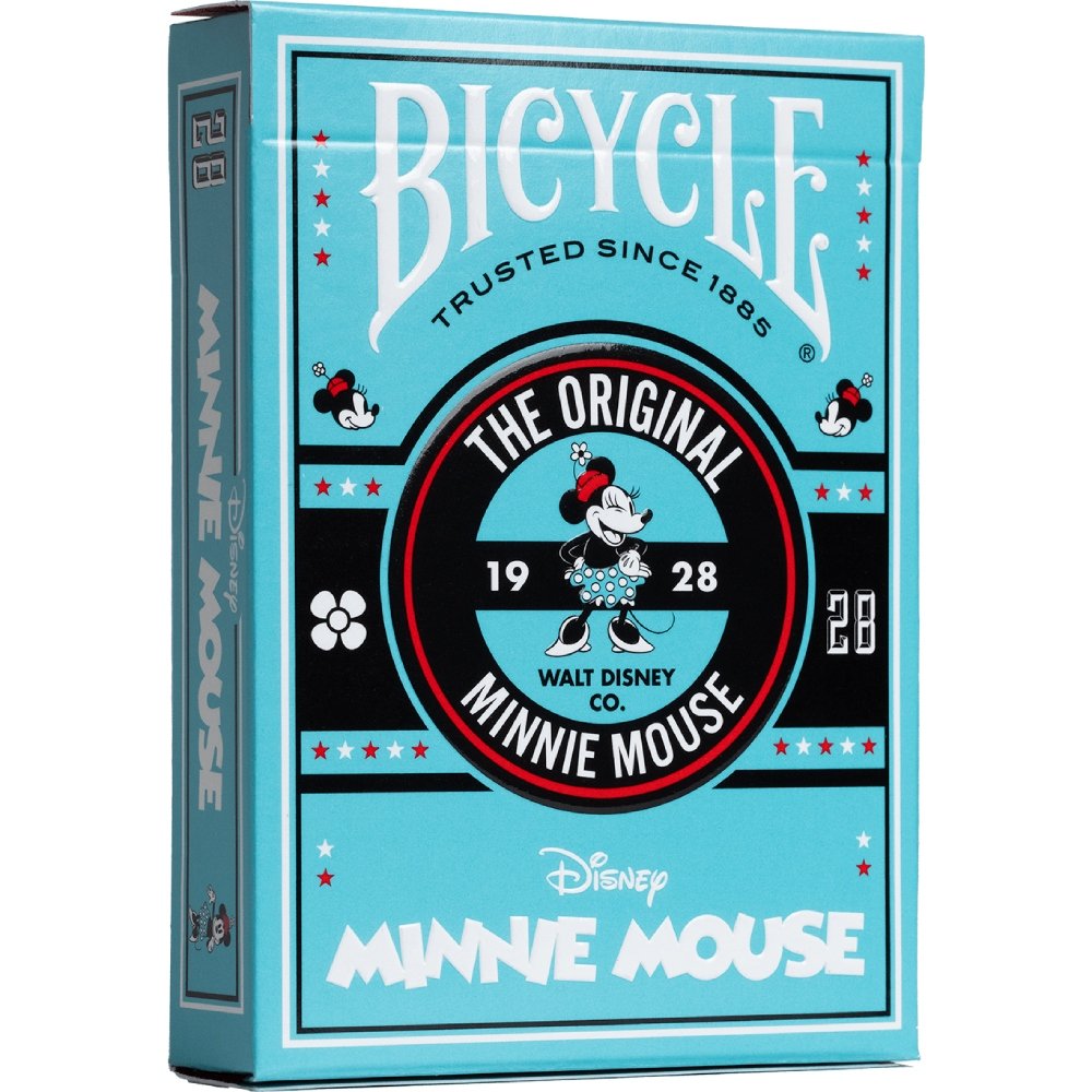 Jeu de 54 Cartes Disney Minnie Mouse Classic - bleu - Vélo