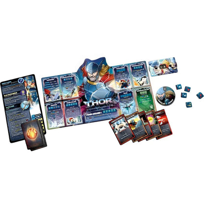 Dice Throne Marvel : Scarlet Witch - Thor - Loki - Spiderman Miles Morales_Jeu - de - société