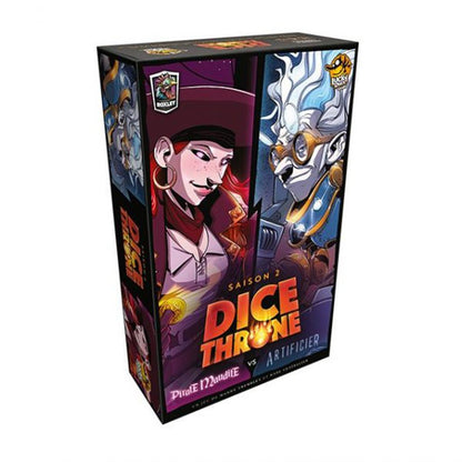 Dice Throne S2 - Artificier vs Pirate Maudite_Jeu - de - société
