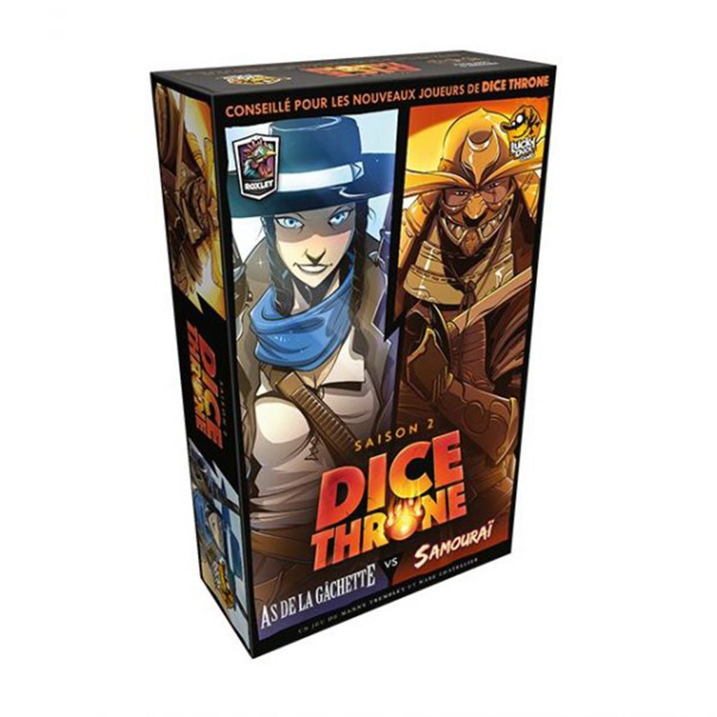 Dice Throne S2 - As de la gâchette vs Samouraï_Jeu - de - société