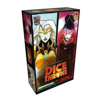 Dice Throne S2 - Séraphine vs Reine Vampire_Jeu - de - société