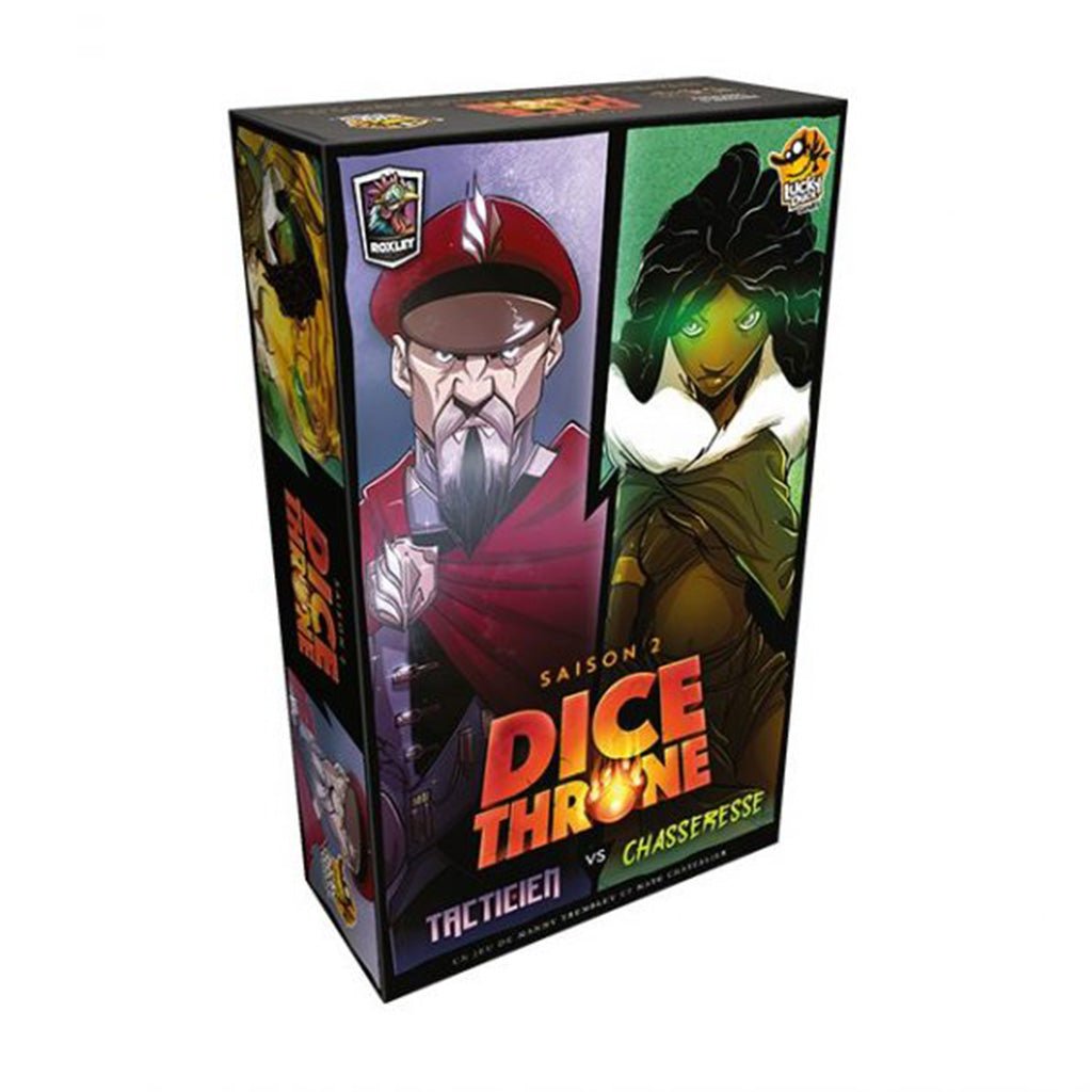 Dice Throne S2 - Tacticien vs Chasseresse_Jeu - de - société