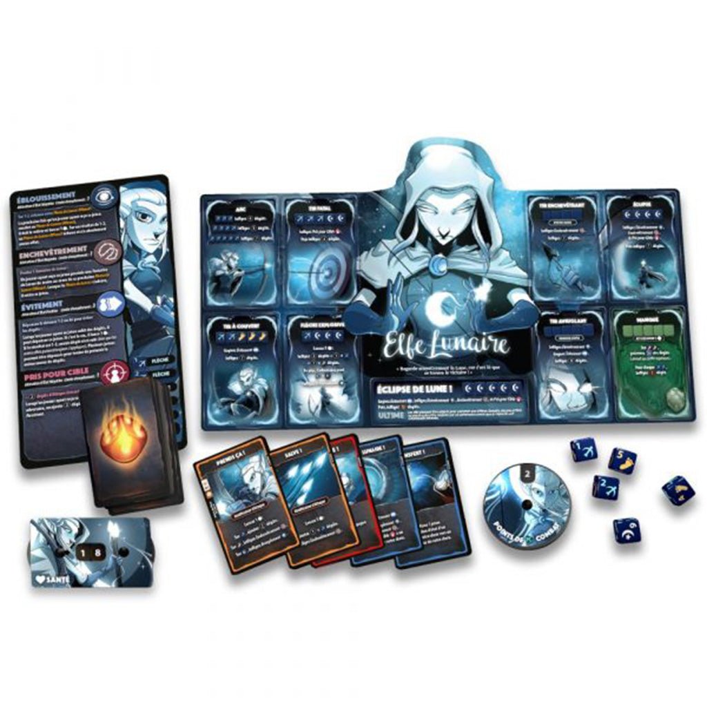 Dice Throne Saison 1 - Barbare Vs Elfe Lunaire_Jeu - de - société