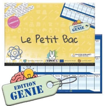 Le Petit Bac édition Génie