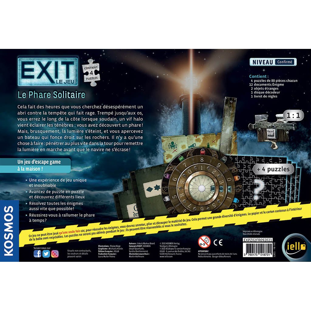 Exit Puzzle - Le Phare Solitaire_Jeu - de - société