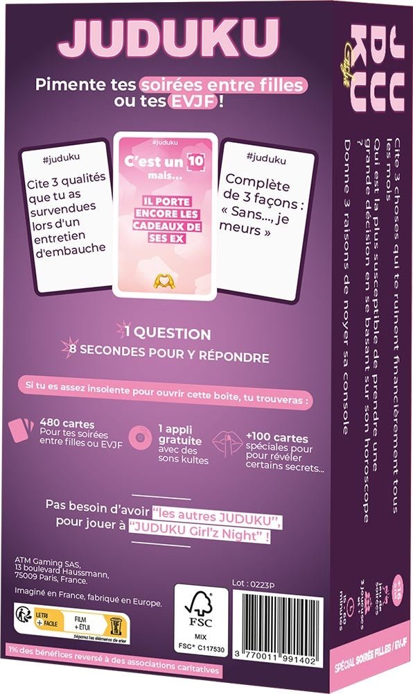 Juduku : Girl'z Night_Jeu-de-société