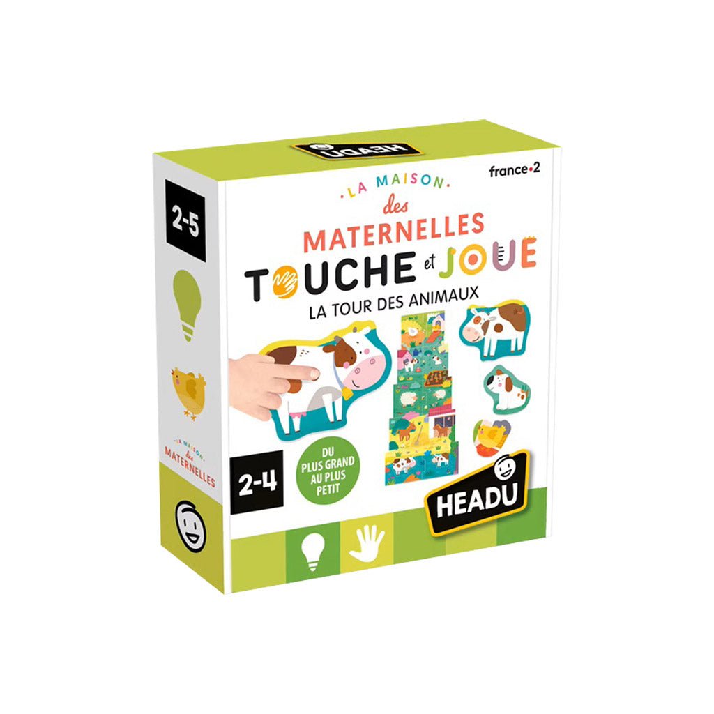 La maison des Maternelles - La tour Logique des bébés Animaux_Jeu - de - société