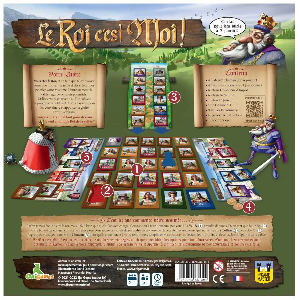 Le Roi c'est Moi !_Jeu - de - société