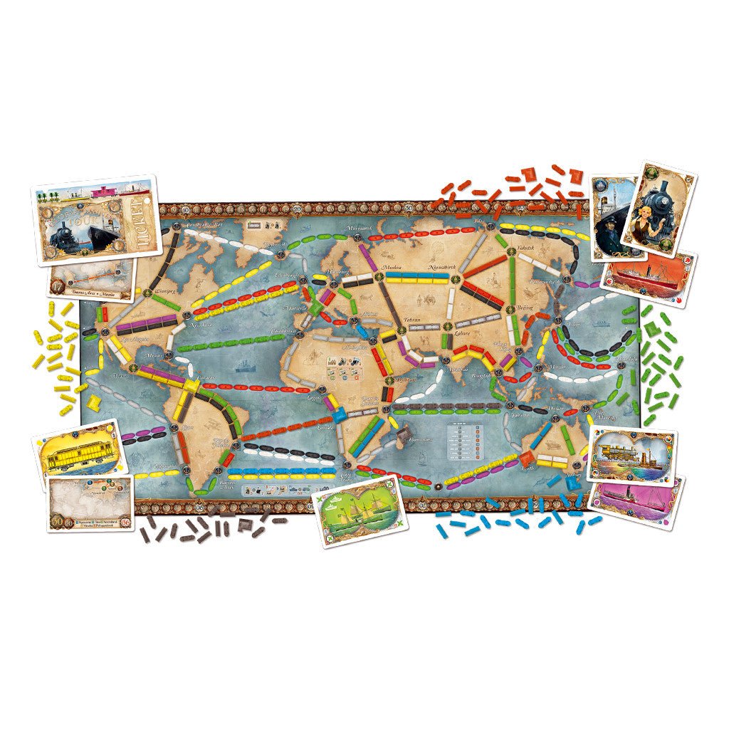 Les Aventuriers Du Rail - Autour du monde_Jeu-de-société