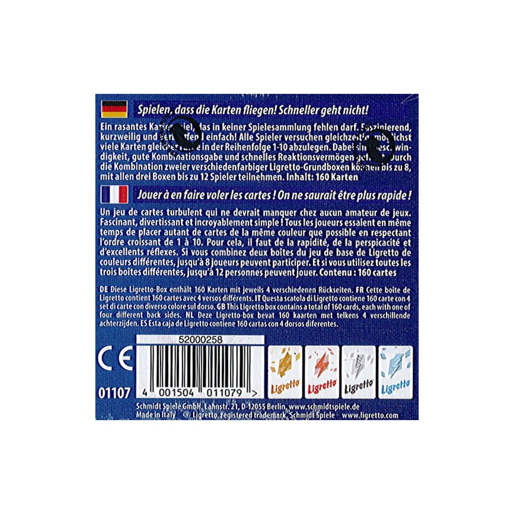Ligretto bleu_Jeu - de - société