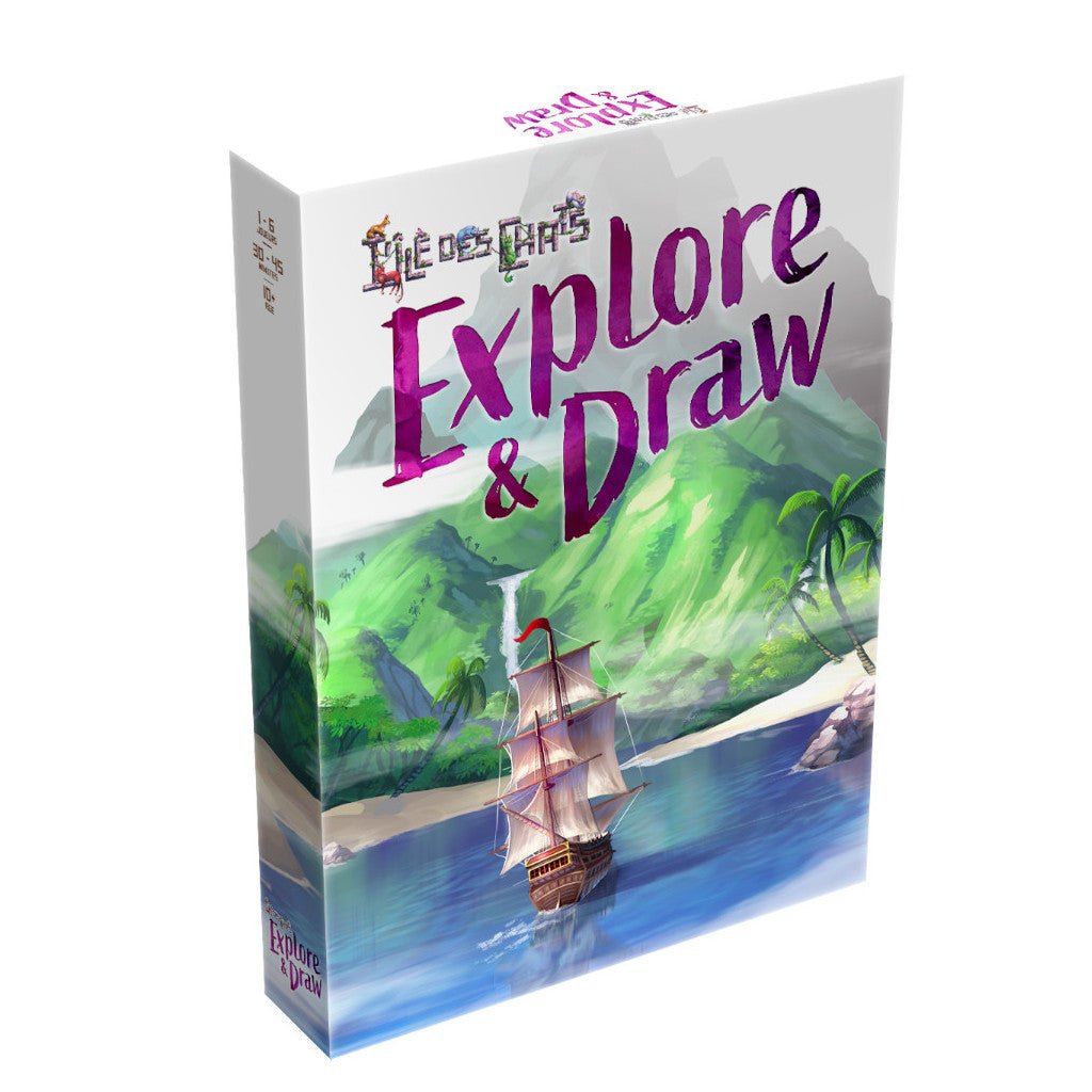 L'Île des Chats - Explore & Draw_Jeu - de - société