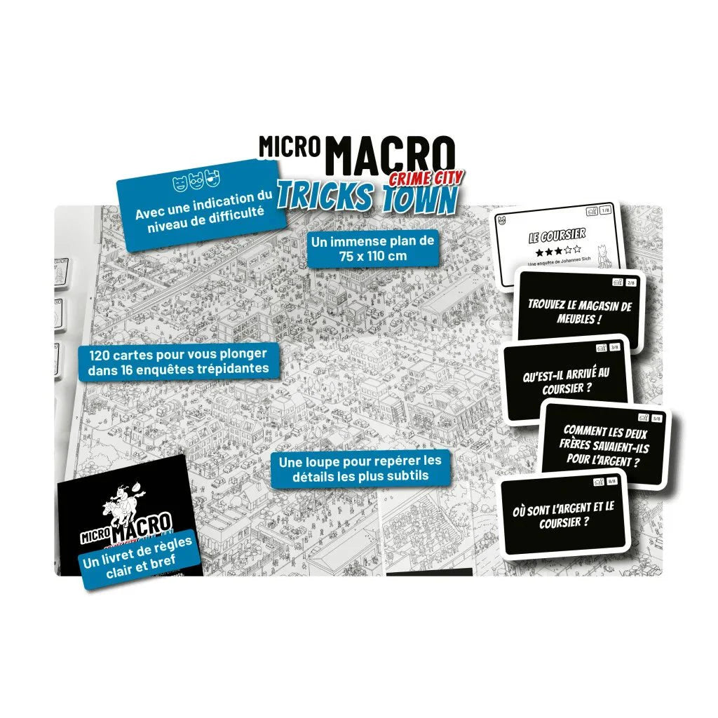 MicroMacro : Crime City - Tricks Town_Jeu - de - société