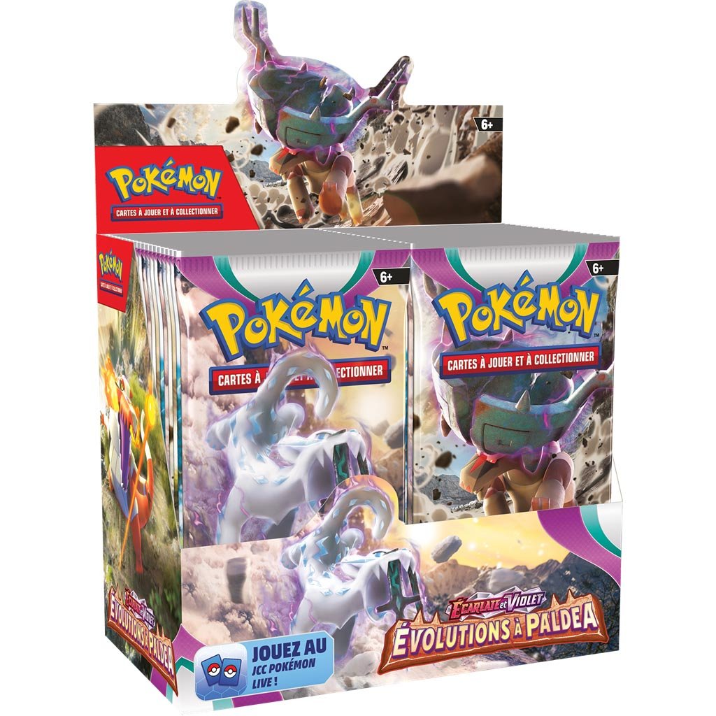 Pokémon EV02 : Ecarlate et Violet - Evolutions à Paldea - Booster_Jeu - de - société