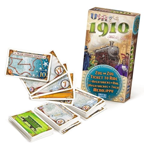Les Aventuriers Du Rail - USA 1910_Jeu-de-société