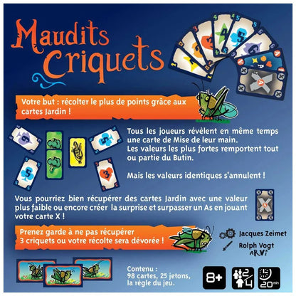 Maudits Criquets_Jeu-de-société