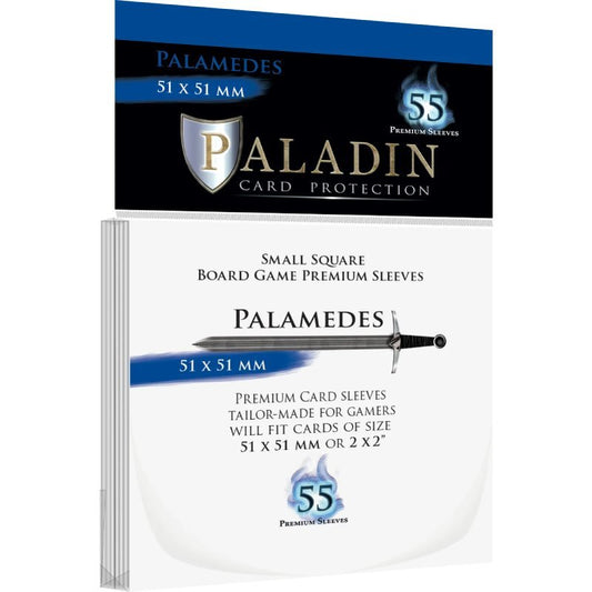 55 pochettes transparentes Palamedes (51 × 51 mm) - Paladin