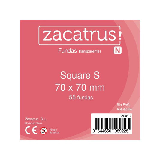 55 Protège-cartes Format Square S clear- Zacatrus