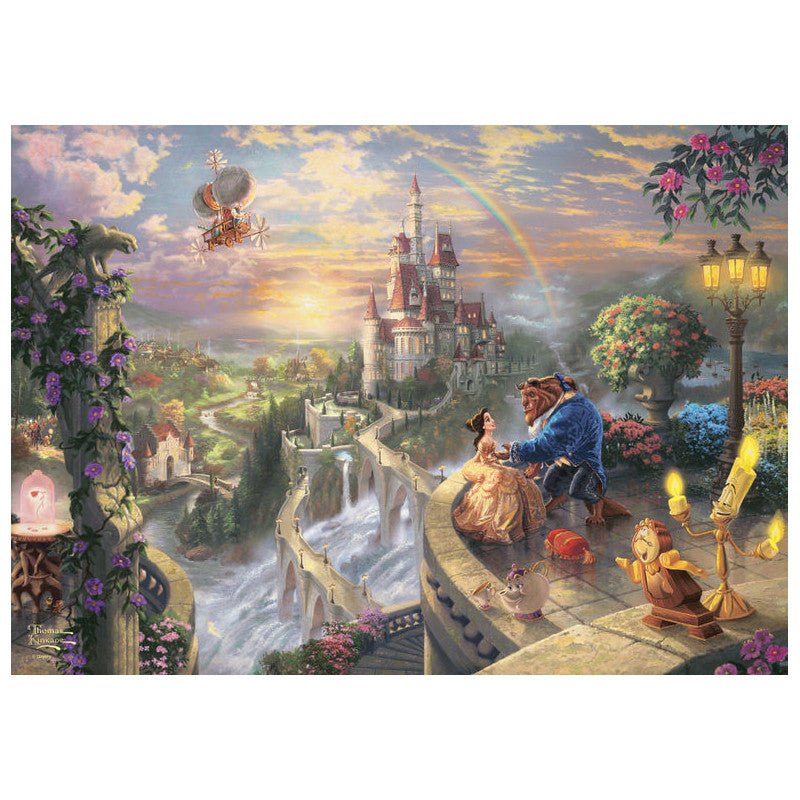 Puzzle Disney - 500pcs : La Belle Et La Bête_Jeu-de-société