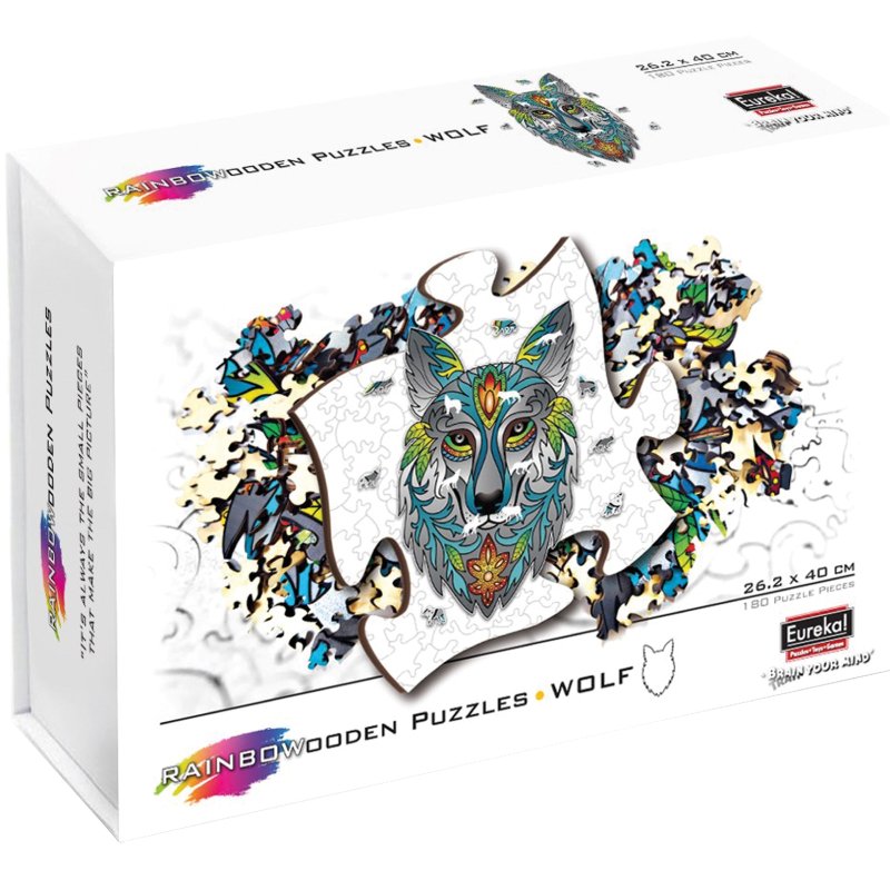 Puzzle Rainbowooden - Loup