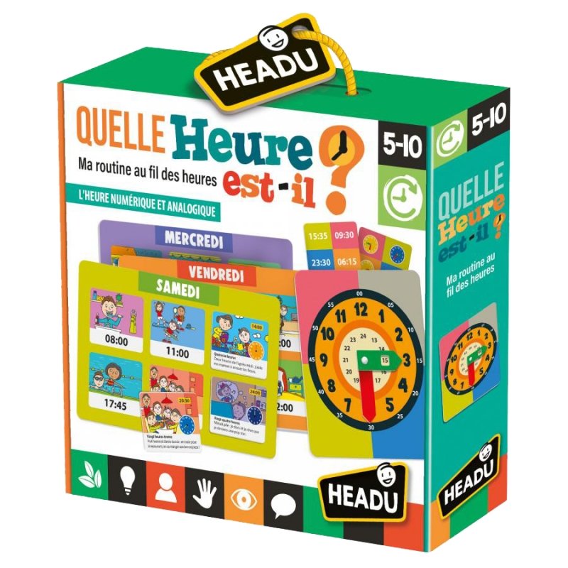 Quelle Heure Est-Il ? Ma Routine Au Fil Des Heures_Jeu-de-société