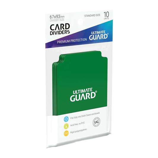 10 Intercalaires Intercalaires Vert - Ultimate Guard