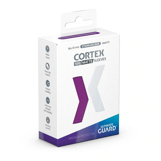 100 pochettes Cortex format Standard Violet Mat - Ultimate Guard