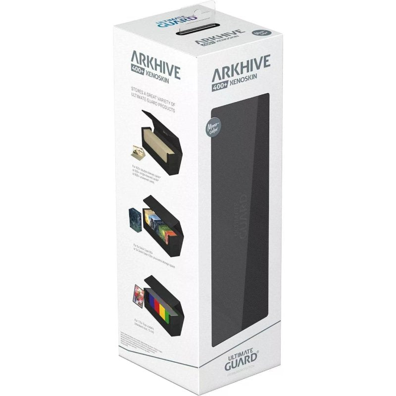 Étui à rabat Arkhive 400+ XenoSkin Noir Monocolore - Ultimate Guard