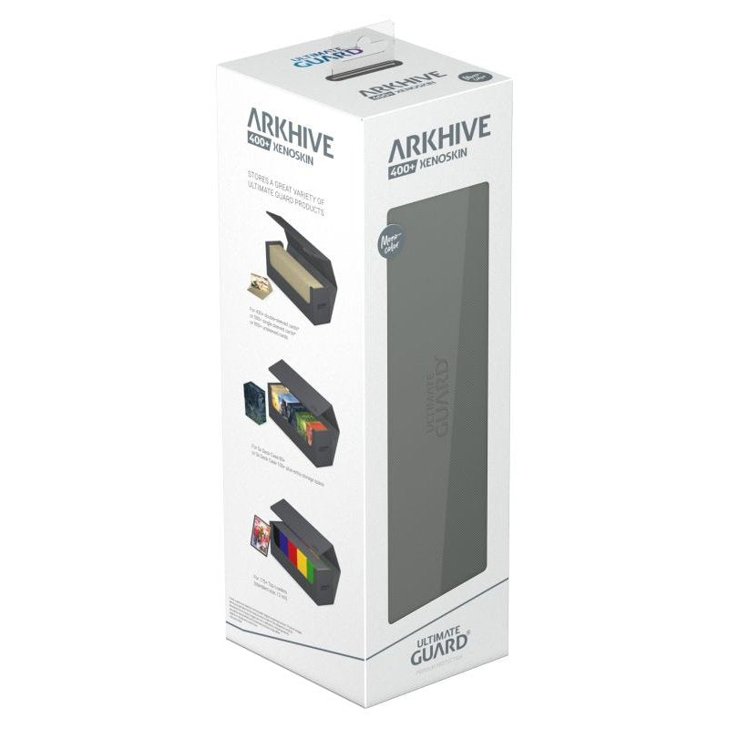 Étui à rabat Arkhive 400+ XenoSkin Gris monochrome - Ultimate Guard