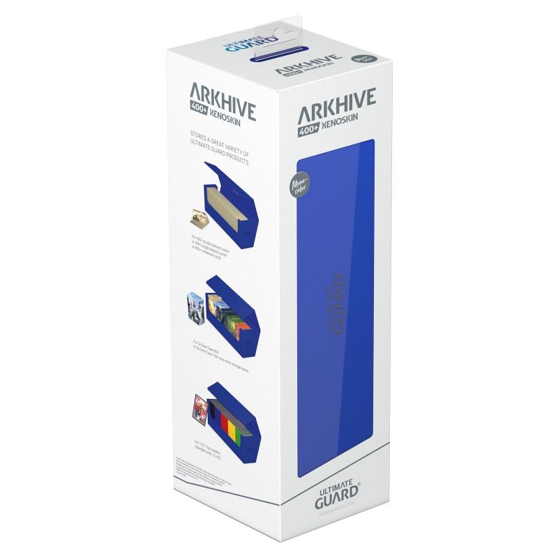 Étui à rabat Arkhive 400+ XenoSkin Bleu Monocolore - Ultimate Guard