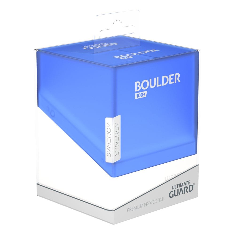 Étui Boulder Deck 100+ SYNERGY Bleu/Blanc - Ultimate Guard