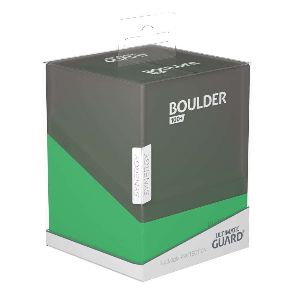 Étui Boulder Deck 100+ SYNERGY Noir/Vert - Ultimate Guard