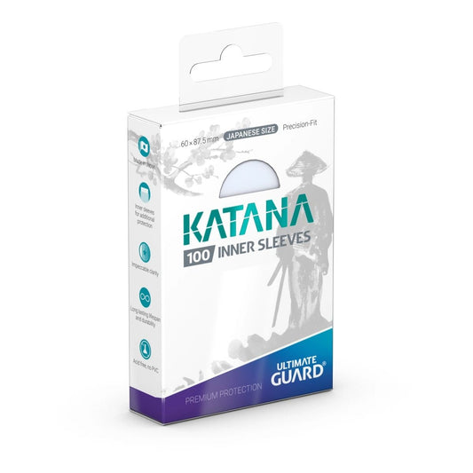 100 Pochettes Inner Katana format japonais (60 x 87,5 mm)  - Ultimate Guard