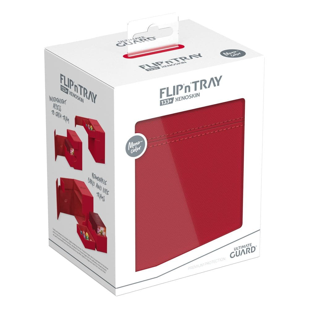 Étui Flip'n'Tray pour deck 133+ XenoSkin Rouge - Ultimate Guard