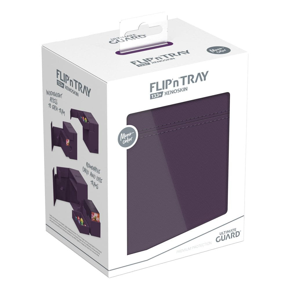 Flip'n'Tray Deck Case 133+ XenoSkin Violet - Ultimate Guard