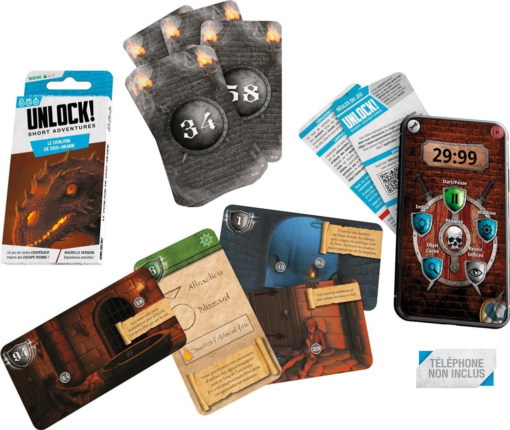 Unlock! Short Adventure 4: Le Donjon de Doo Arann_Jeu-de-société
