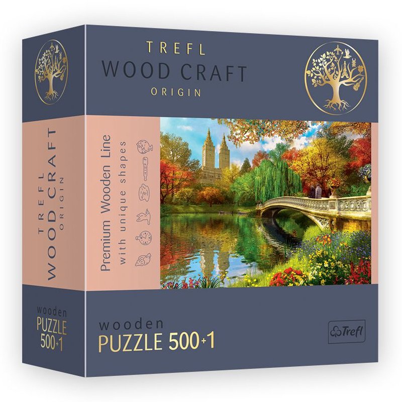 Puzzle 500+1 pièces en bois - Central Park - Trefl