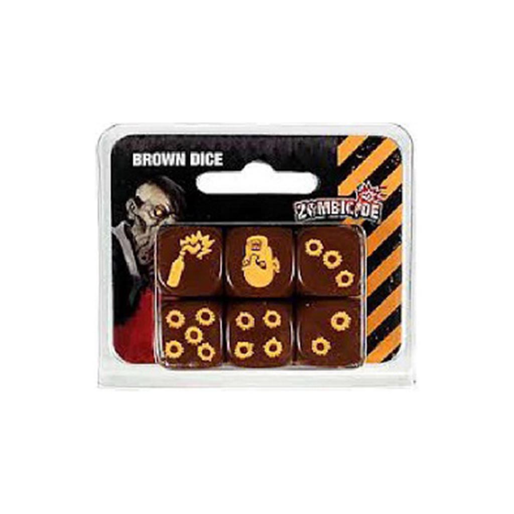 Zombicide : Set De Dés Marron - Jeu de Société - L'Atelier des Jeux